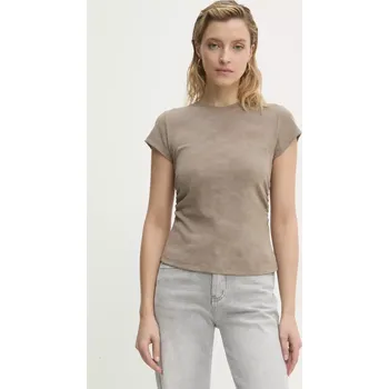 Pánské tričko Tričko Answear.LAB Z8871.hos béžová 80X, vel. M/L