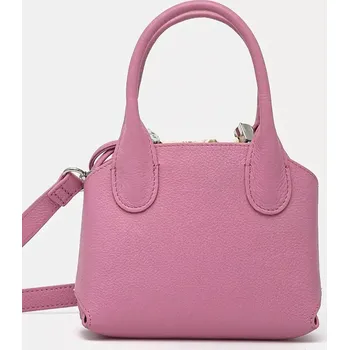 Kabelka Kožená kabelka Silvian Heach FERROVIA růžová barva, RCP25019BO 30X, vel. ONE SIZE