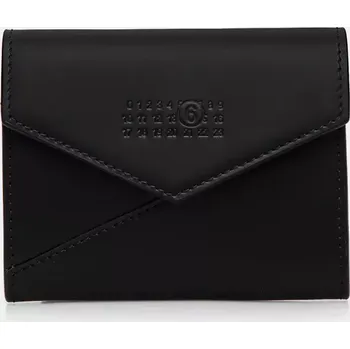 Peněženka Kožená peněženka MM6 Maison Margiela černá barva, SA5UI0010.P7183 99X, vel. ONE SIZE