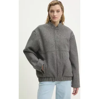 Pánská softshellová bunda Bunda Answear.LAB šedá barva, přechodná OX9093.FKK 90X, vel. M/L