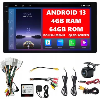 Autorádio Autorádio s Androidem DVRMEDIA TOYOTA ANDROID 13 4GB/64GB 2-DIN