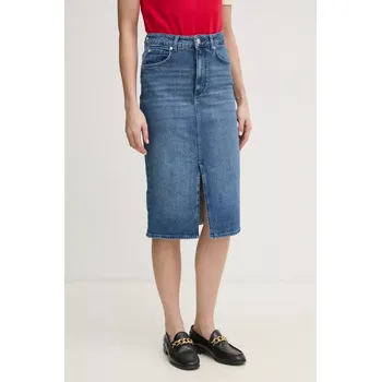 Dámská sukně Džínová sukně Joop! modrá barva, midi, 30047184 55J, vel. 38
