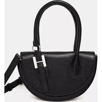 Kabelka Kožená kabelka Silvian Heach SPAGNOLI černá barva, RCP25020BO 99X, vel. ONE SIZE