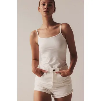 Bavlněný top MUUV. PREMIUM koszulka.PREMI.offwhite bílá 00X, vel. L