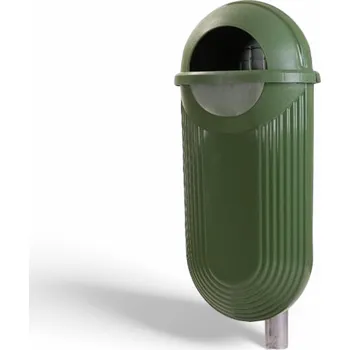 Venkovní odpadkový koš PROFIBA Odpadkový koš STRADA - zelený