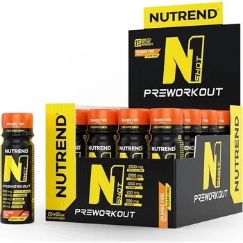 Anabolizér N1 Pre-Workout Shot - Nutrend Příchuť: Cherry Crush, Balení: 20 x 60 ml.