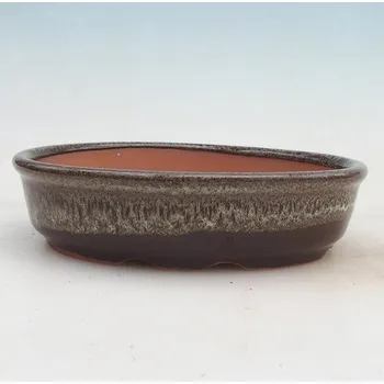 Květináč Bonsai miska 18,5 x 15 x 4,5 cm hnědá