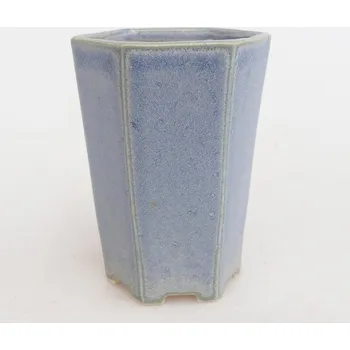 Květináč Mini bonsai miska 5 x 4,5 x 6,5 cm modrá