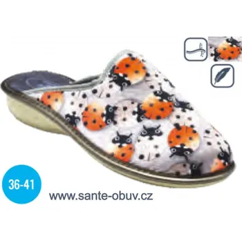 Dámská zdravotní obuv SANTÉ LX/5400 GREY domácí obuv, papuče, --- - 40