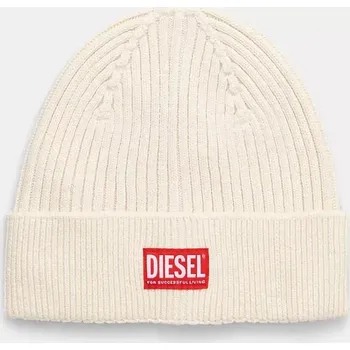 Čepice Vlněná čepice Diesel béžová barva, z tenké pleteniny A09504.0DAOB 01X, vel. ONE SIZE