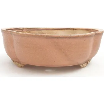 Květináč Keramická bonsai miska 17,5 x 15 x 5,5 cm růžová