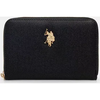 Peněženka Peněženka U.S. Polo Assn. Jones černá barva, WEUJE8659WVP 99X, vel. ONE SIZE