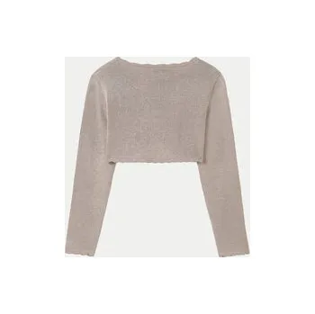 Dívčí oblečení Mayoral Bolerko 332 Béžová Regular Fit 10Y