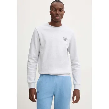 Pánská mikina Mikina A.P.C. standard rue madame GOTS COHBV.M27913 šedá 90X, vel. XL