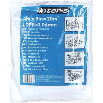 Krycí plachta MOTIVE FÓLIE MALÍŘSKÁ KRYCÍ PLACHTA 4X5M 40 MIKRONŮ