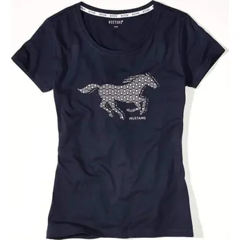 Dámské tričko Tričko Mustang Lounge 241 modré Velikost: XL