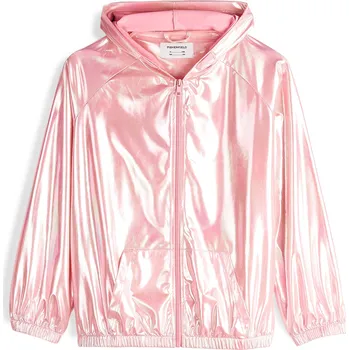 Dívčí bunda GATE Holografická přechodná bunda s kapucí 10Y 425-0057/65