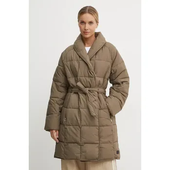 Dámská bunda Bunda Didriksons DINA dámská, zelená barva, zimní, 505398 77X, vel. 34