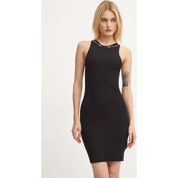 Dámské šaty Šaty Diesel M-ANGO černá barva, mini, A14315.0KMAT 99X, vel. XS