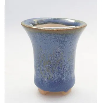 Květináč Mini bonsai miska 3 x 3 x 3,5 cm modrá