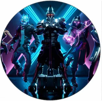 Jedlý papír na dort kulatý 19,5 cm, Fortnite sezona 10