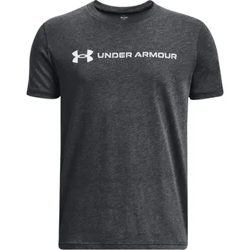 Under Armour Logo Print Regular Fit T-Shirt Black 11-12 let