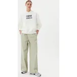 New Balance Kalhoty z materiálu Boylston WP51538 Zelená Relaxed Fit M