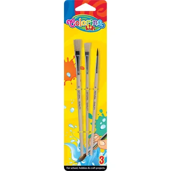 Umělecký štětec Colorino štětec 3ks 4,8,12