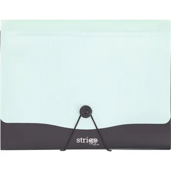 Složka A4 s 13 kapsami STRIGO mentolová