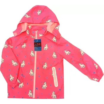 Dívčí oblečení Dětská jarní outdoorová bunda KUGO B2870 kůň vel.98