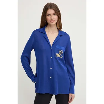 Pánská košile Košile Luisa Spagnoli RUNWAY COLLECTION 58346 modrá 55X, vel. M