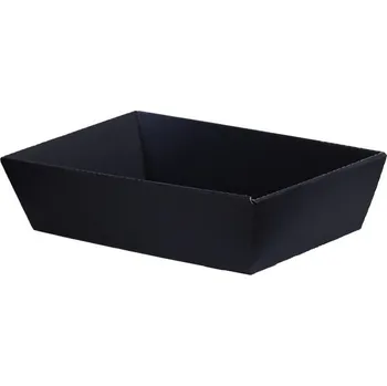 Dárkový potravinový koš Dárkový koš - čtverec černý