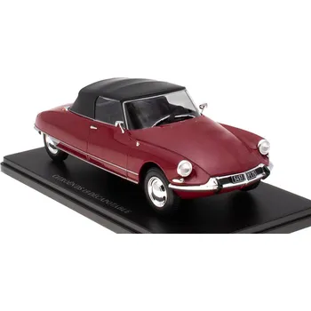 autíčko Citroen DS 19 Decapotable 1964 1:24 Hachette časopis s modelem Citroen DS19 1964 - kovový model
