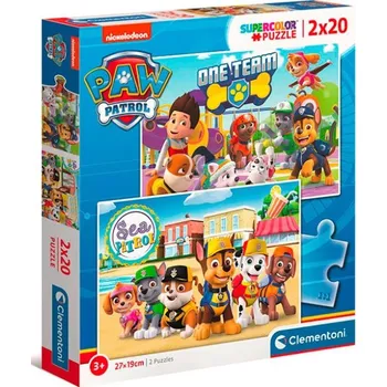 Clementoni - Puzzle 2X20 Tlapková Ptarola