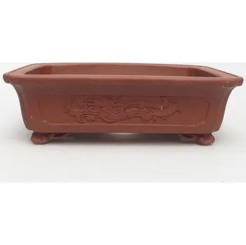 Květináč Bonsai miska 17,5 x 13,5 x 5,5 cm cihlová