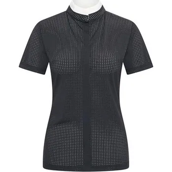 Dámské závodní triko IRH Grandprix SS 2025 s krátkým rukávem, černé - vel. XL