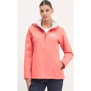 Pánská větrovka Outdoorová bunda Jack Wolfskin Trailtime 2L oranžová barva, A63902 38X, vel. S