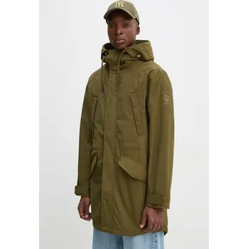Bunda Timberland pánská, zelená barva, přechodná, TB0A6USP3021 91X, vel. S