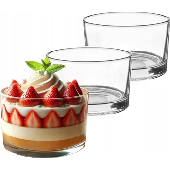 Salátová Mísa skleněná, jednoduchá, průměr 11 cm, výška 7 cm - 3 ks