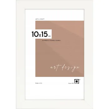 Rám na obraz Bílý rámeček na fotografie 10x15 cm Fotorámečky