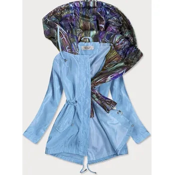 Dámská cargo bunda Světle modrávícebarevná bunda pro ženy s ozdobnou kapucí 24RC5L ZAC&ZOE, odstíny modré L (40) i392_17052-49