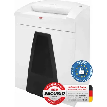 Skartovačka HSM skartovač Securio B35 1,9x15 mmm, P-5,