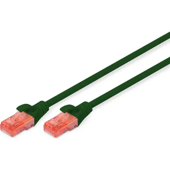 Síťový kabel Digitus DK-1617-010/G síťový kabel Zelená 1 m Cat6 U/UTP (UTP)