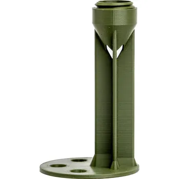 Opora na rostlinu Základna na dno květináče pro rašeliníkovou tyč, zelená
