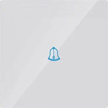 vypínač Dotykový 1- tlačítkový zvonek-vypínač, bílý, max 500W, IP20