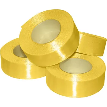 Stuha ALIGA stuha 38/32m -02 žlutá hladká /4/