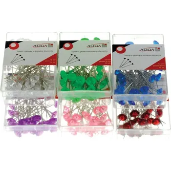 ALIGA špendlík diamant 9mm SPD54-CZ 50k