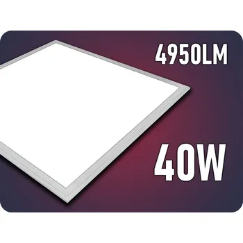 LED panel LED panel s napájecím zdrojem, čtverec 60x60cm, 40W, 4950lm Teplá bílá
