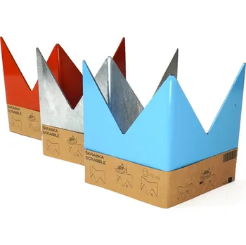 Kartáč na botu Škrabka na boty Koruna - Stříbrná