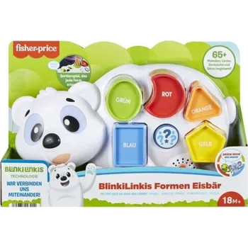 Hračka Interaktivní hračka polární medvěd Fisher-Price, 18+ měsíců (německý jazyk)